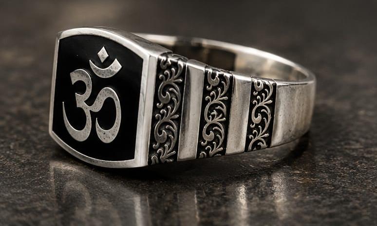 Om 925 Sterling Silver Ring