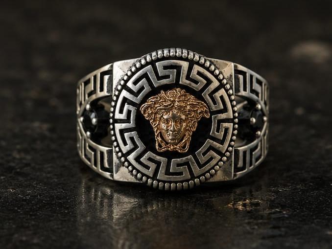 Medusa 925 Sterling Silver Ring