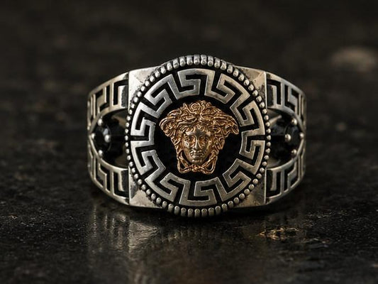 Medusa 925 Sterling Silver Ring