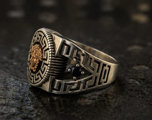 Medusa 925 Sterling Silver Ring