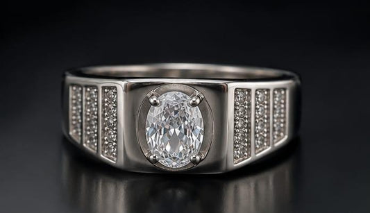 Royal Solitaire Silver Ring